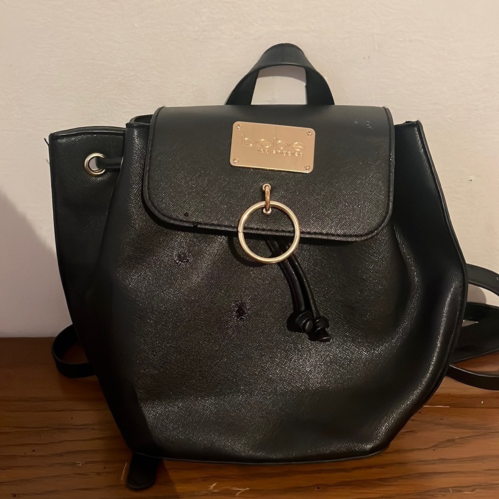 Black Bebe Backpack/purse